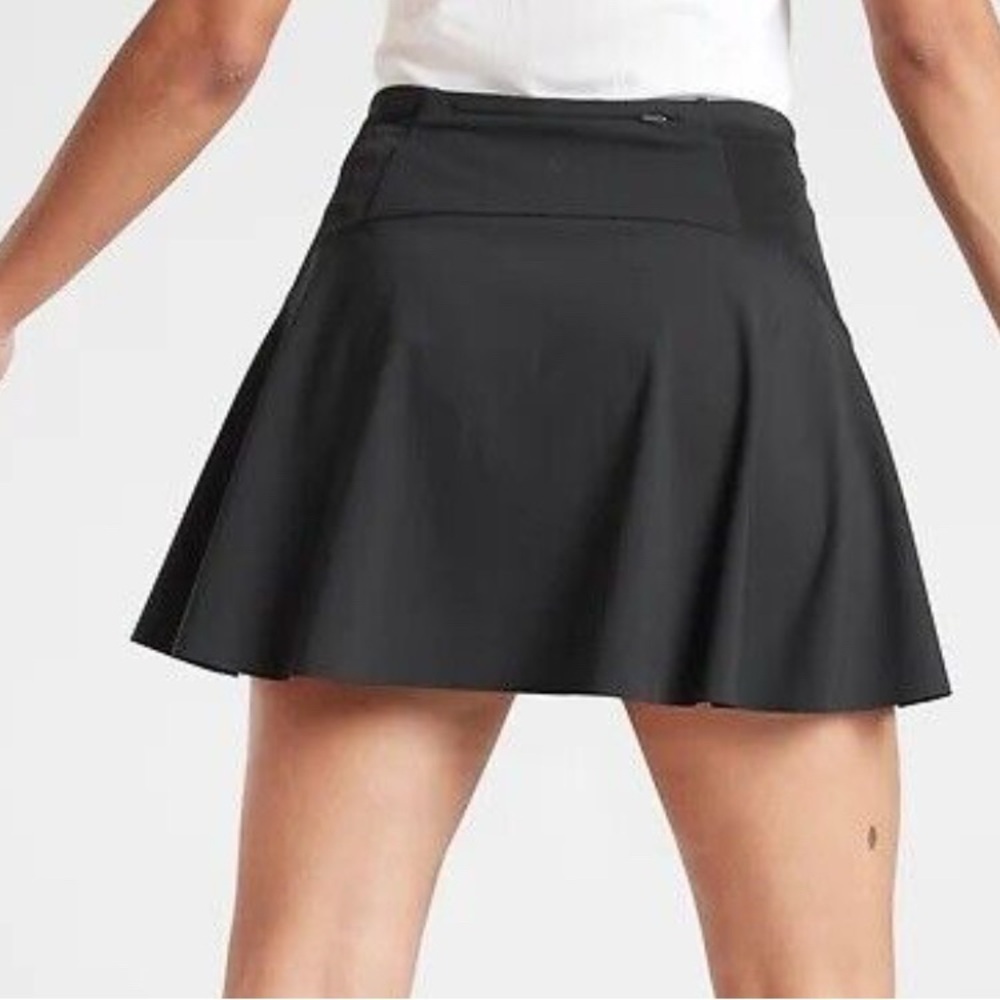 ATHLETA BLACK MATCH POINT TENNIS ATHLETIC SKORT WOMENS SZ XXS